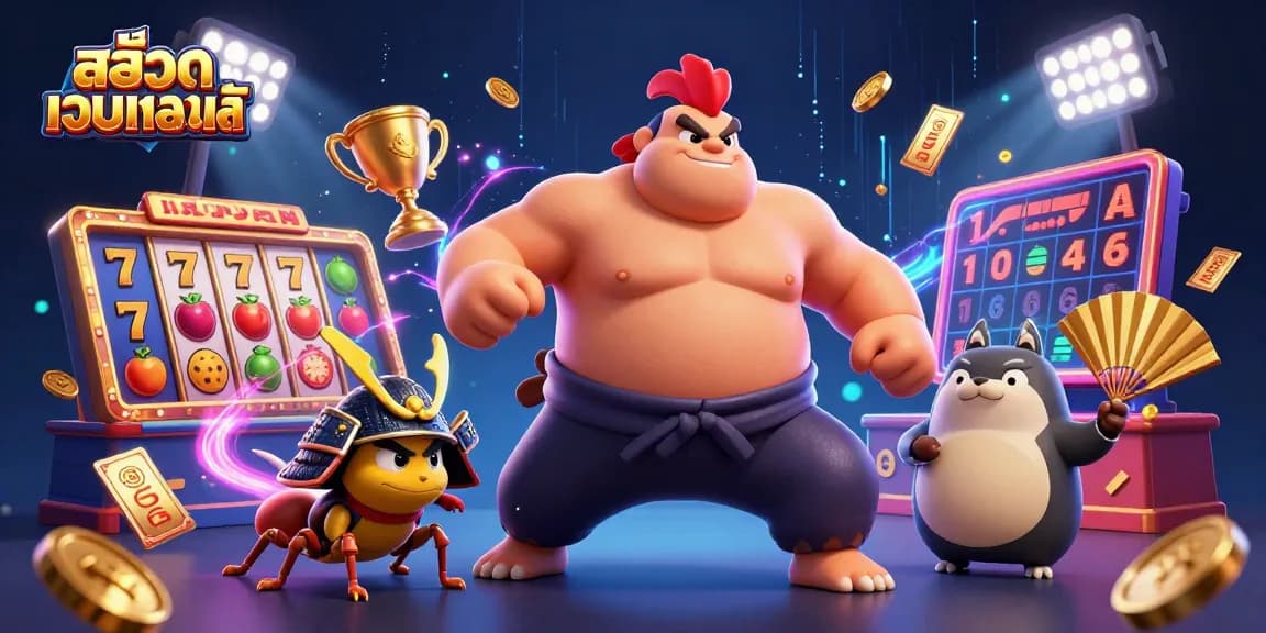 Engage in thrilling slots gameplay with สล็อตเว็บตรงแท้, featuring dynamic characters and exciting game elements.