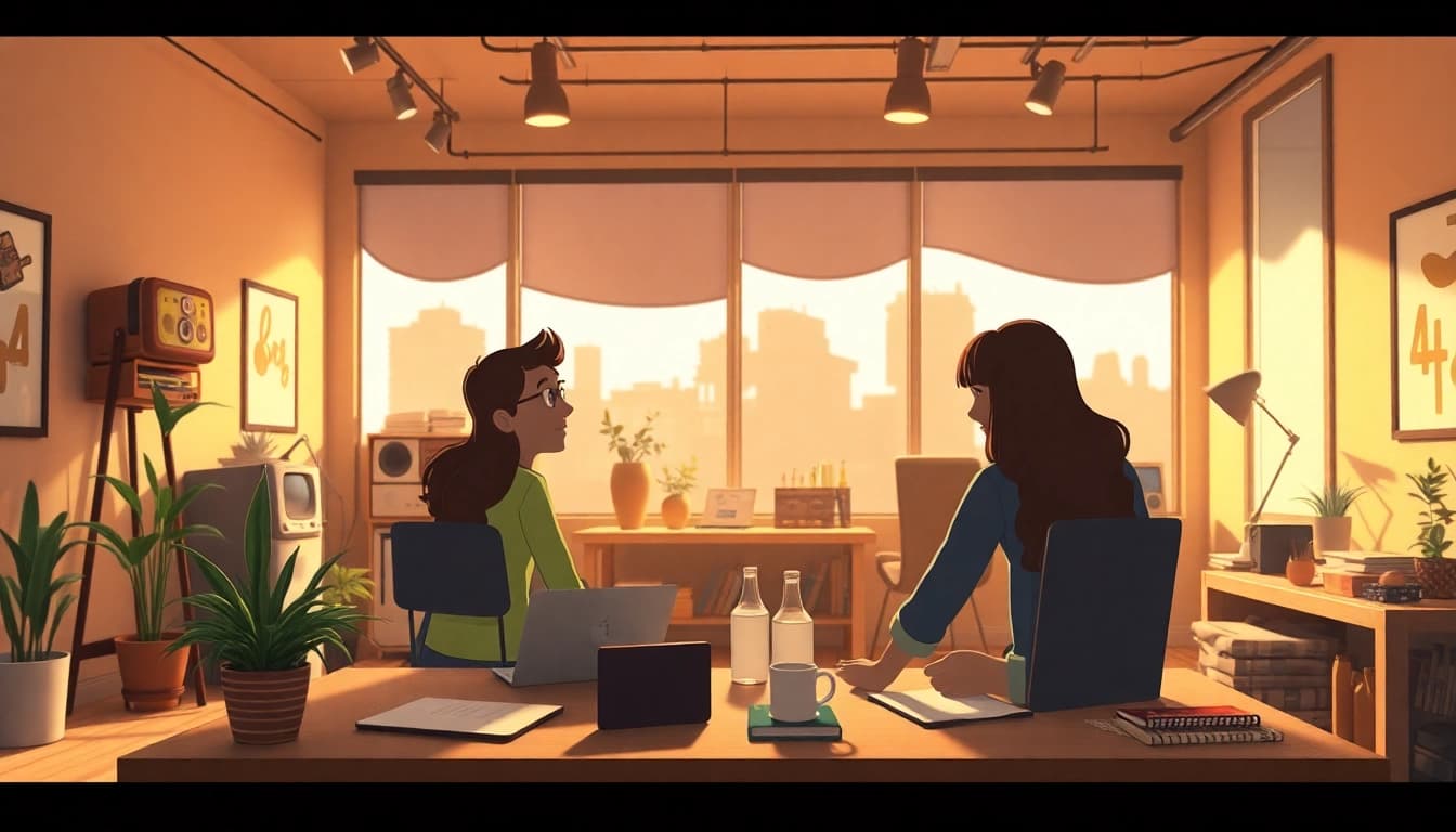 Animation Studio Berlin, das bei der kreativen Prozessentwicklung lebendige Animationen erstellt.