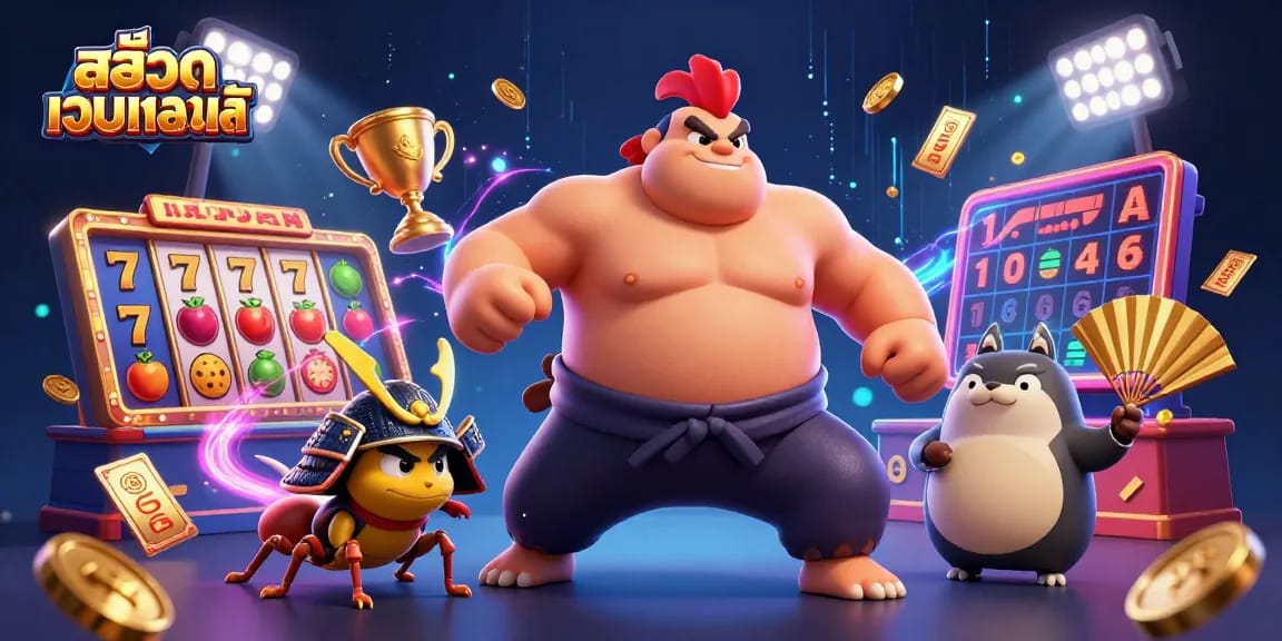 Engage in thrilling slots gameplay with สล็อตเว็บตรงแท้, featuring dynamic characters and exciting game elements.