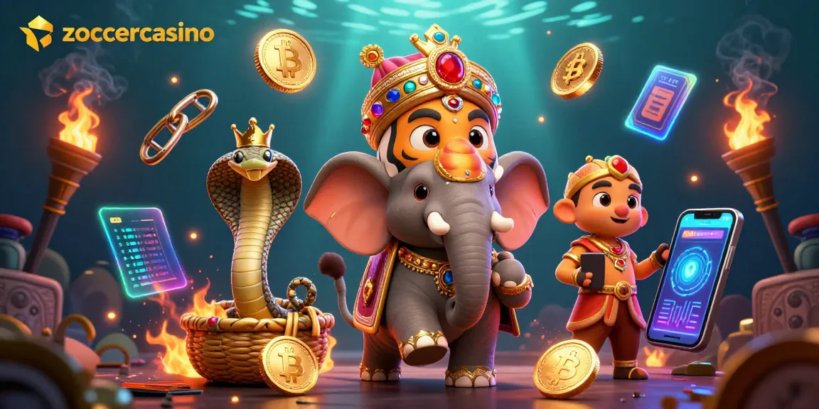 Play exciting games at zoccercasino with vibrant characters and dynamic crypto elements.