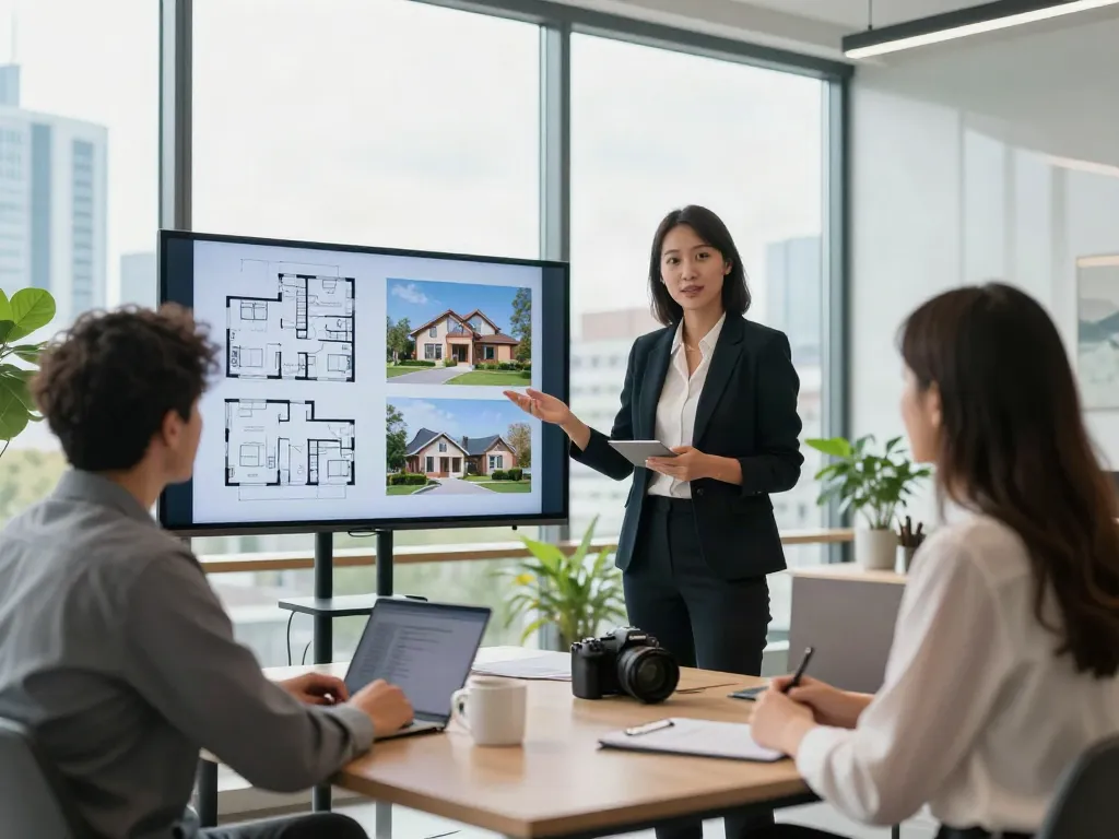 Professioneller Immobilienmakler Frankfurt berät Kunden über Kauf und Verkauf von Immobilien.