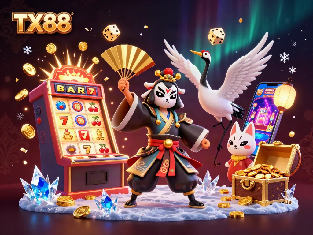 TX88 engages players with stunning slot machines, golden treasures, and dynamic game elements.