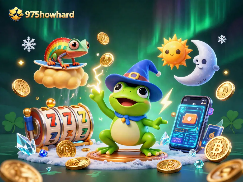 Spin the reels with 975howard as the weather wizard frog rains golden coins!