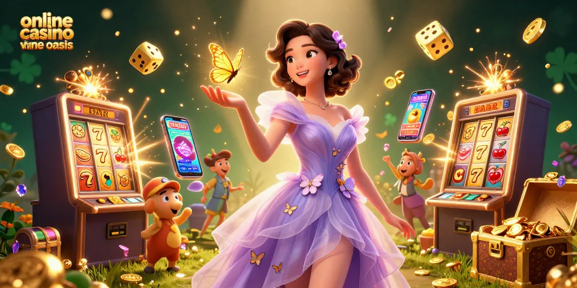 Experience gaming excitement at online casino ohne oasis with vibrant characters and rich jackpot elements.