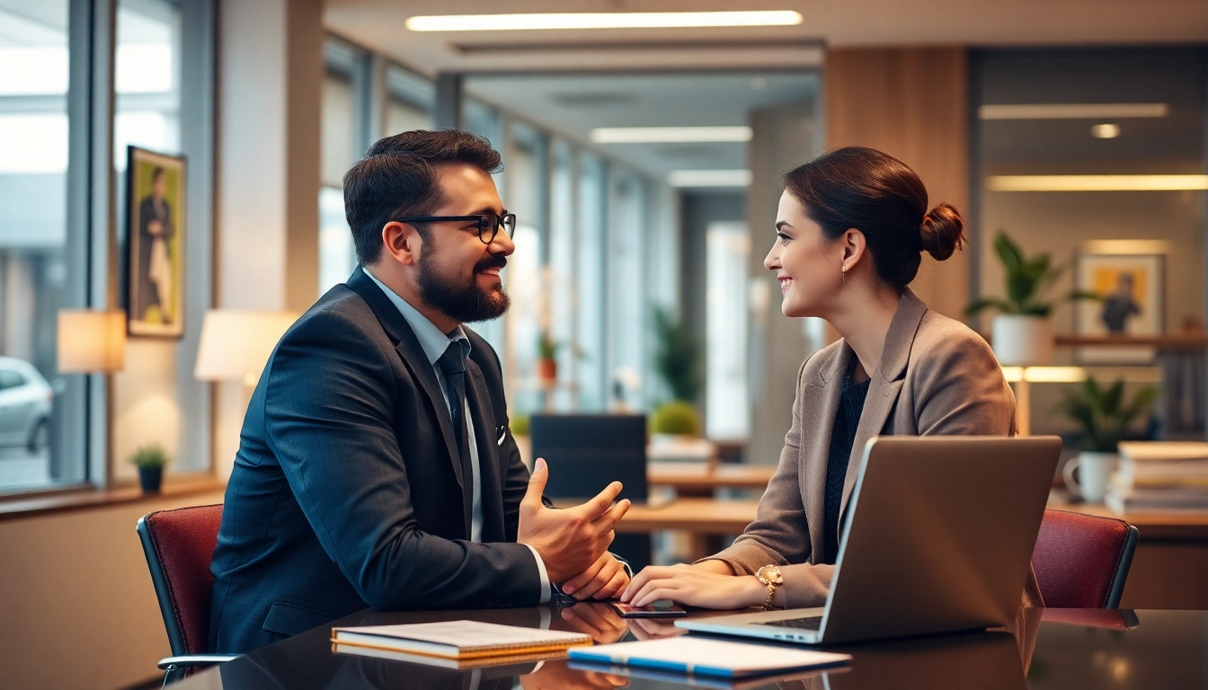 Headhunter finden: Die besten Tipps zur erfolgreichen Kandidatenauswahl in einem modernen Büro.