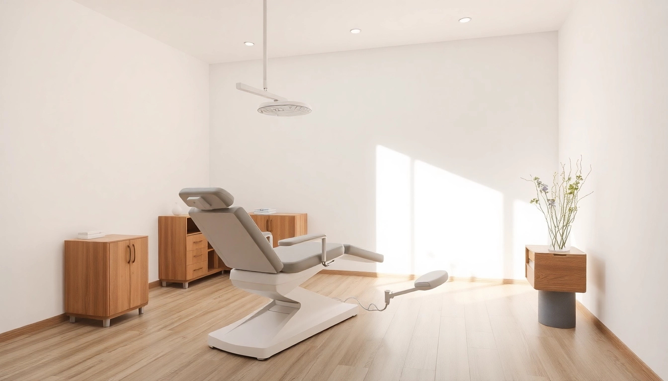 Behandlungsstuhl für medizinische Anwendungen, elektrisch justierbar, hochgradiger Komfort für Patienten.