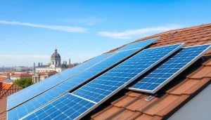 Pv anlage kosten wien: Innovative Solaranlagen auf einem Einfamilienhausdach in Wien.