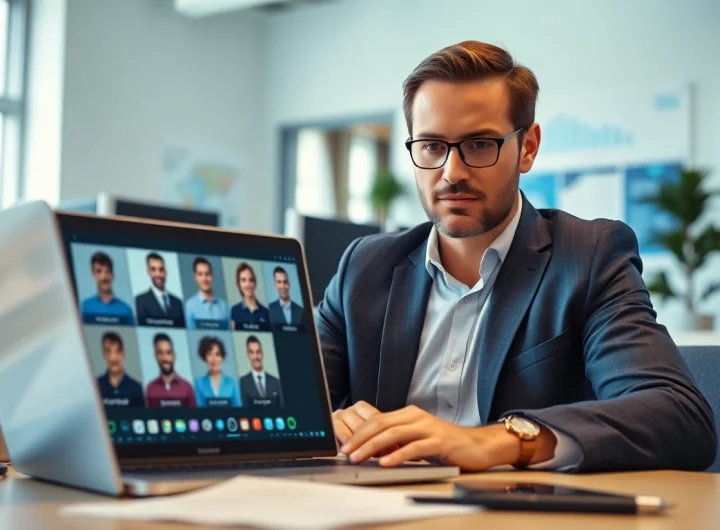 Headhunter IT unterstützt bei der Rekrutierung von IT-Fachkräften in einer modernen Büroumgebung.