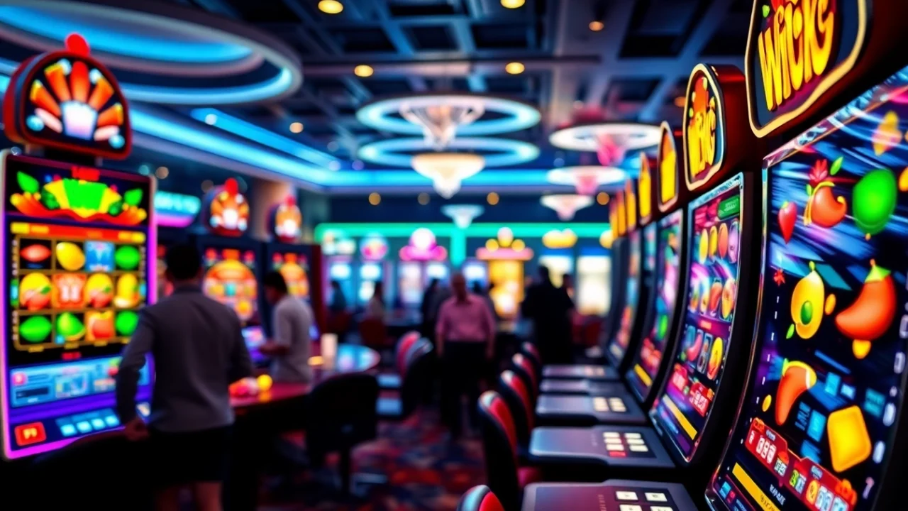 Az online kaszinó izgalmas nyerőgépeivel és élénk játékosaival lenyűgöző légkört teremt.