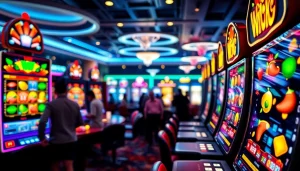 Az online kaszinó izgalmas nyerőgépeivel és élénk játékosaival lenyűgöző légkört teremt.