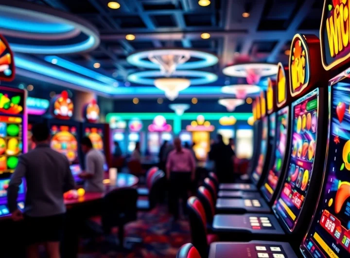 Az online kaszinó izgalmas nyerőgépeivel és élénk játékosaival lenyűgöző légkört teremt.